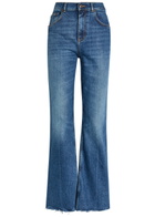 Tory Burch Bootcut Jeans Dark Blue