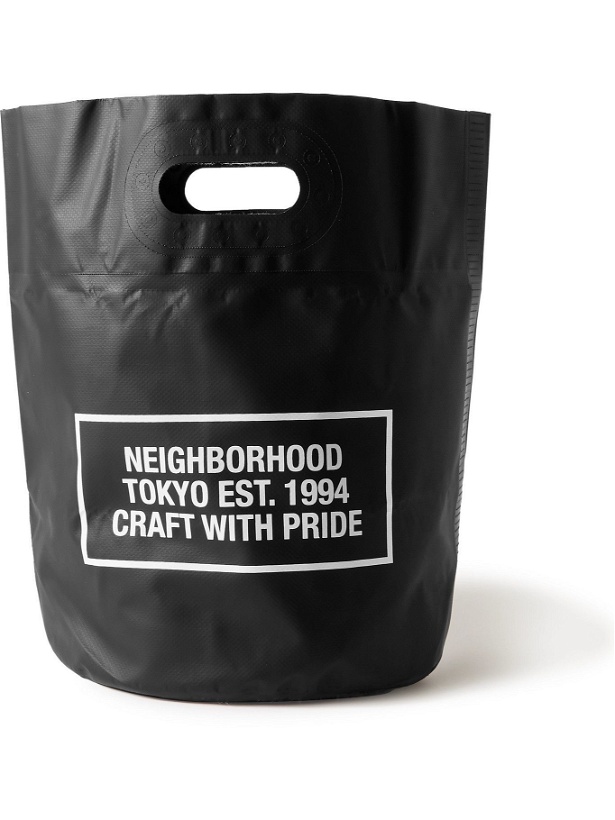 Photo: Neighborhood - Logo-Print Tarp Tote Bag