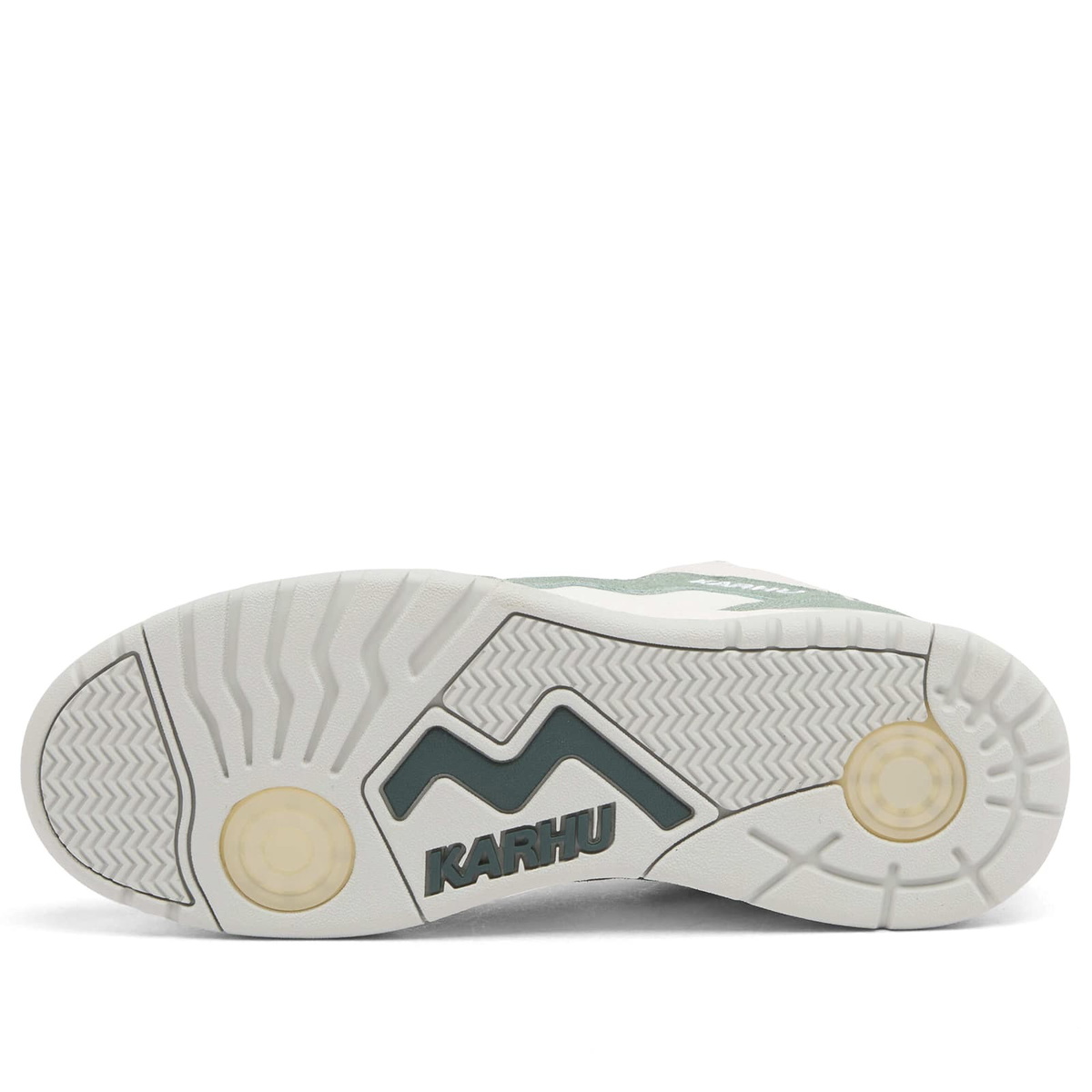 Karhu Men's Fusion XT Sneaker in Iceberg Green/Dusty Yellow