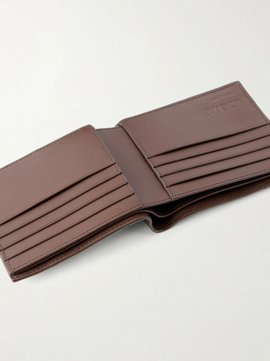 LOEWE - Puzzle Edge Panelled Full-Grain Leather Bifold Wallet