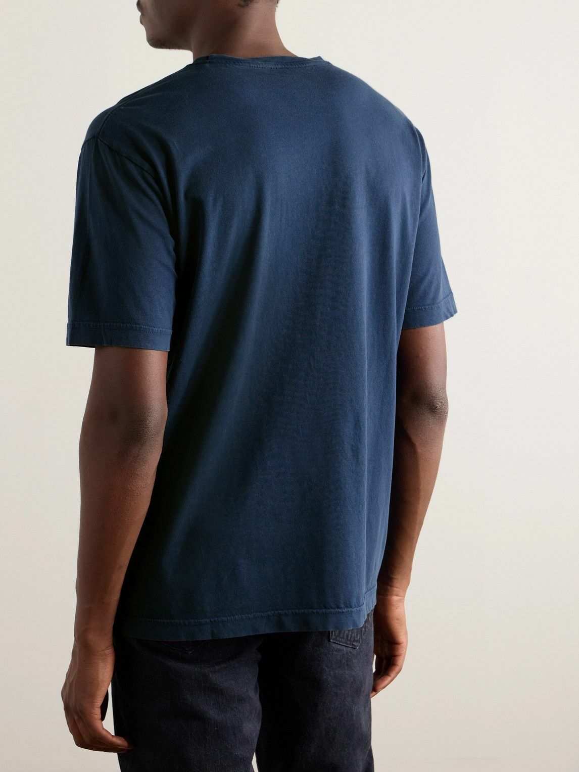 Peter Millar - Lava Wash Organic Cotton-Jersey T-Shirt - Blue