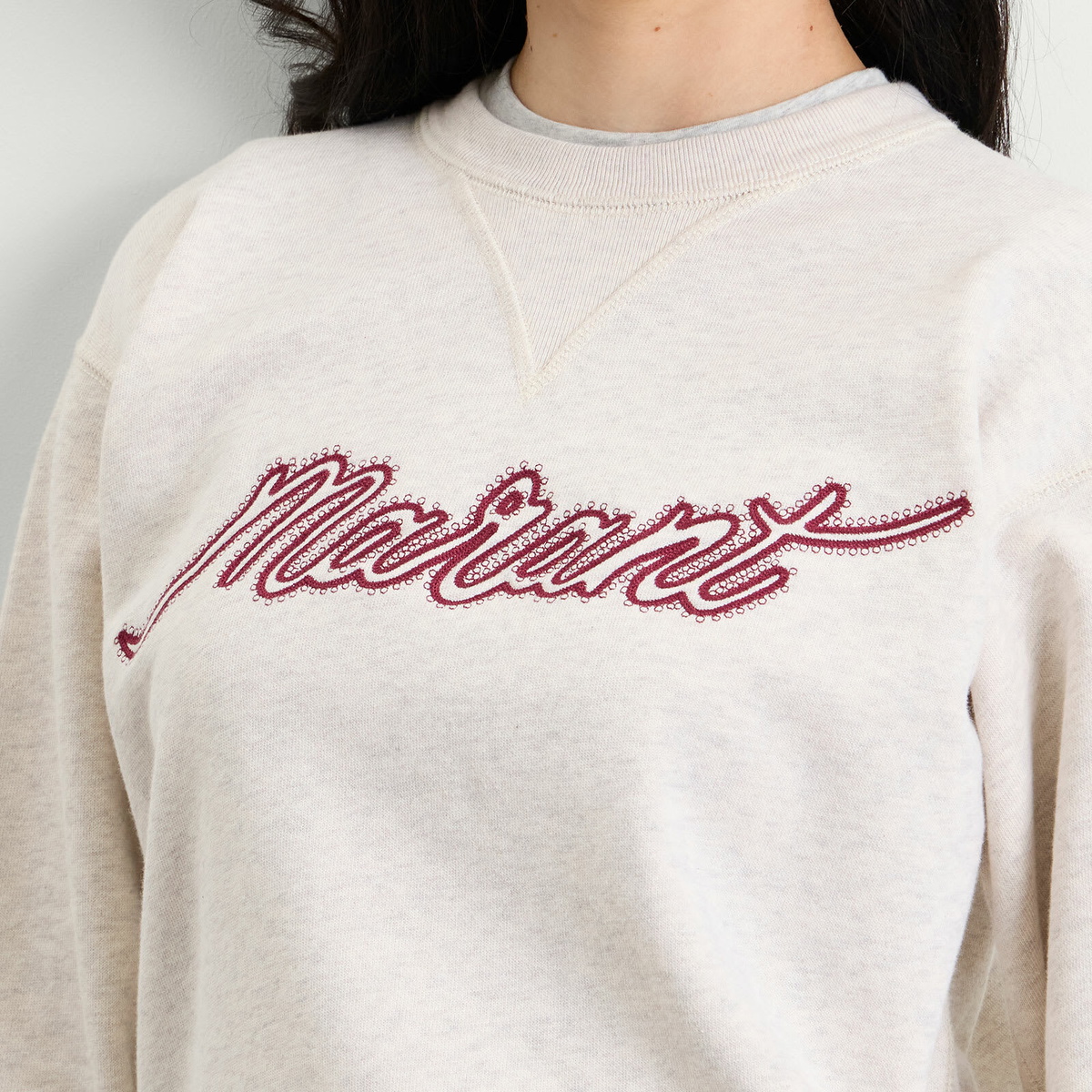 Isabel Marant Women's Étoile Rise Logo Sweatshirt in Ecru