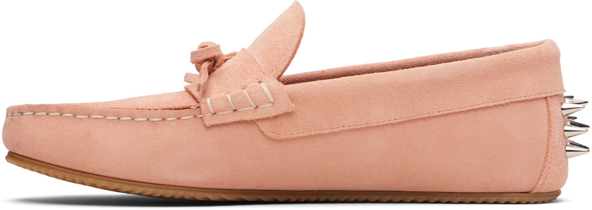 ABRA SSENSE Exclusive Pink Spike Loafers
