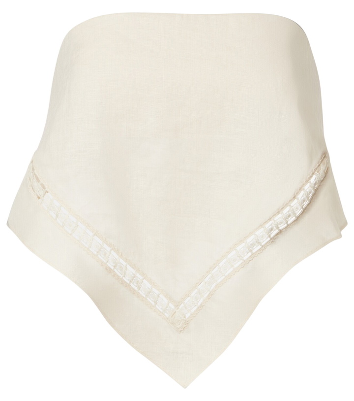 Photo: Simkhai Linen-blend top