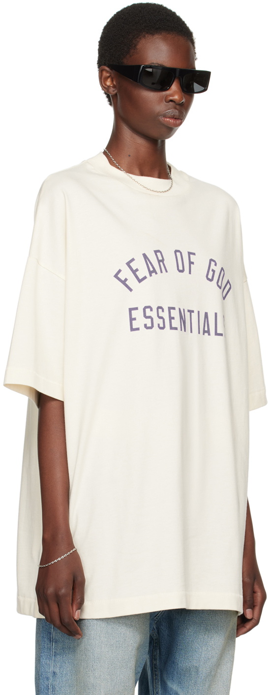 Fear of God ESSENTIALS Off-White Crewneck T-Shirt