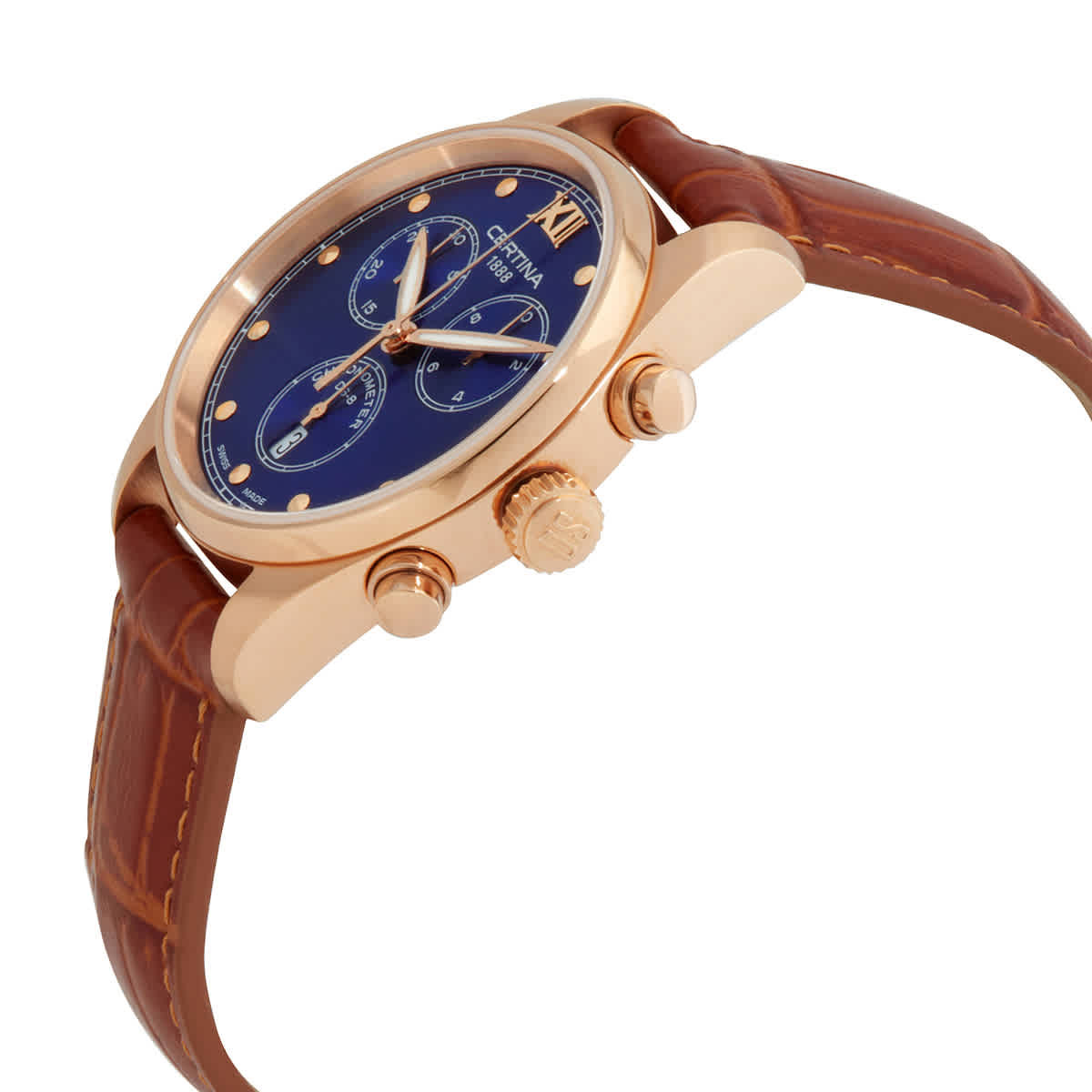 Certina DS-8 Chronograph Quartz Blue Dial Ladies Watch C033.234.36.048.01
