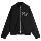 Cole Buxton Men's Knitted Track Jacket in Black