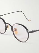 Jacques Marie Mage - Full Metal Jacket Round-Frame Titanium Sunglasses