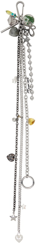 Photo: Marland Backus Silver & Gunmetal Chain Keychain