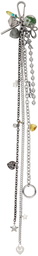 Marland Backus Silver & Gunmetal Chain Keychain