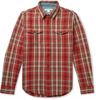 Outerknown - Blanket Checked Organic Cotton-Twill Shirt - Red