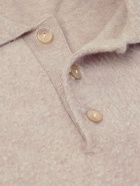 The Row - Almot Brushed-Cotton Polo Shirt - Neutrals