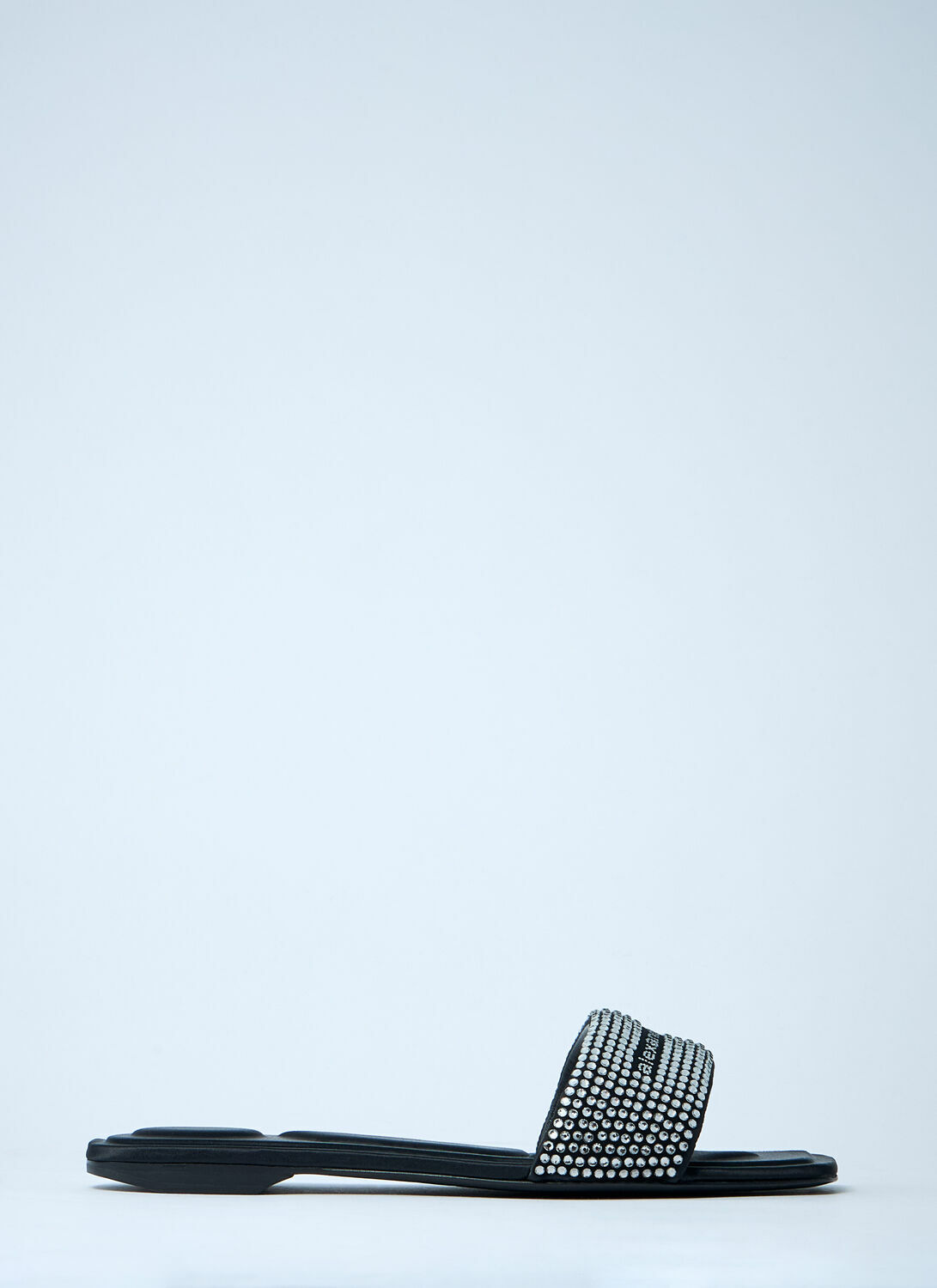 Alexander Wang Embellished Logo Motif Slides