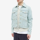 AMI Men's Trucker Jacket in Bleu Javel