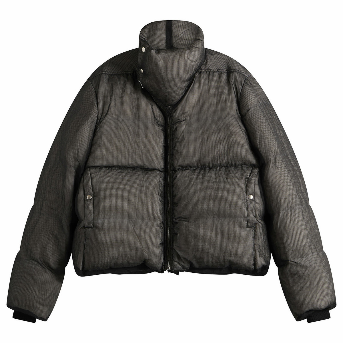 Rick Owens Men's Ripstop Turtle Jacket in Black