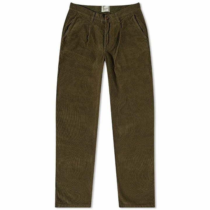 Photo: Foret Men's Brook Corduroy Pant in Army