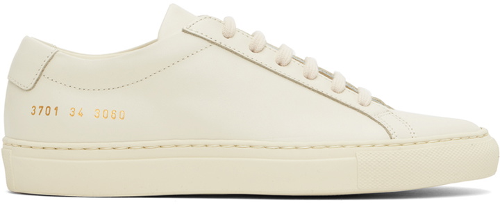 Photo: Common Projects Off-White Original Achilles Low Sneakers