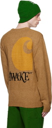 Awake NY Brown Carhartt WIP Edition Cardigan