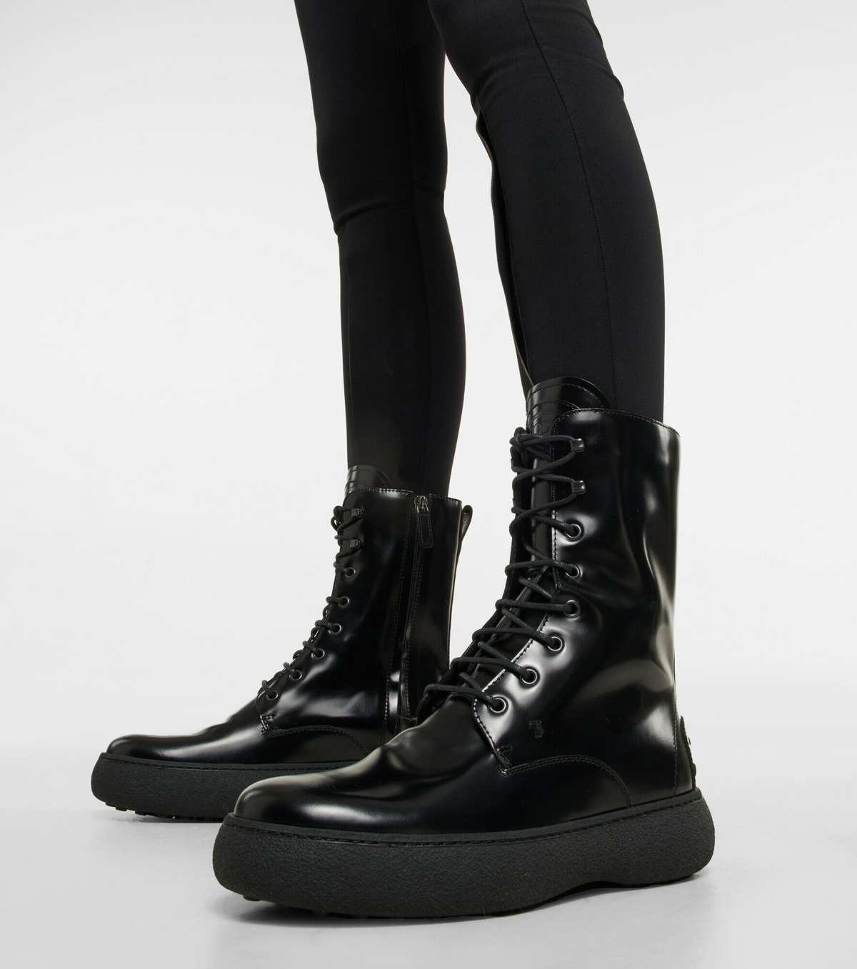 Tod's - Leather combat boots