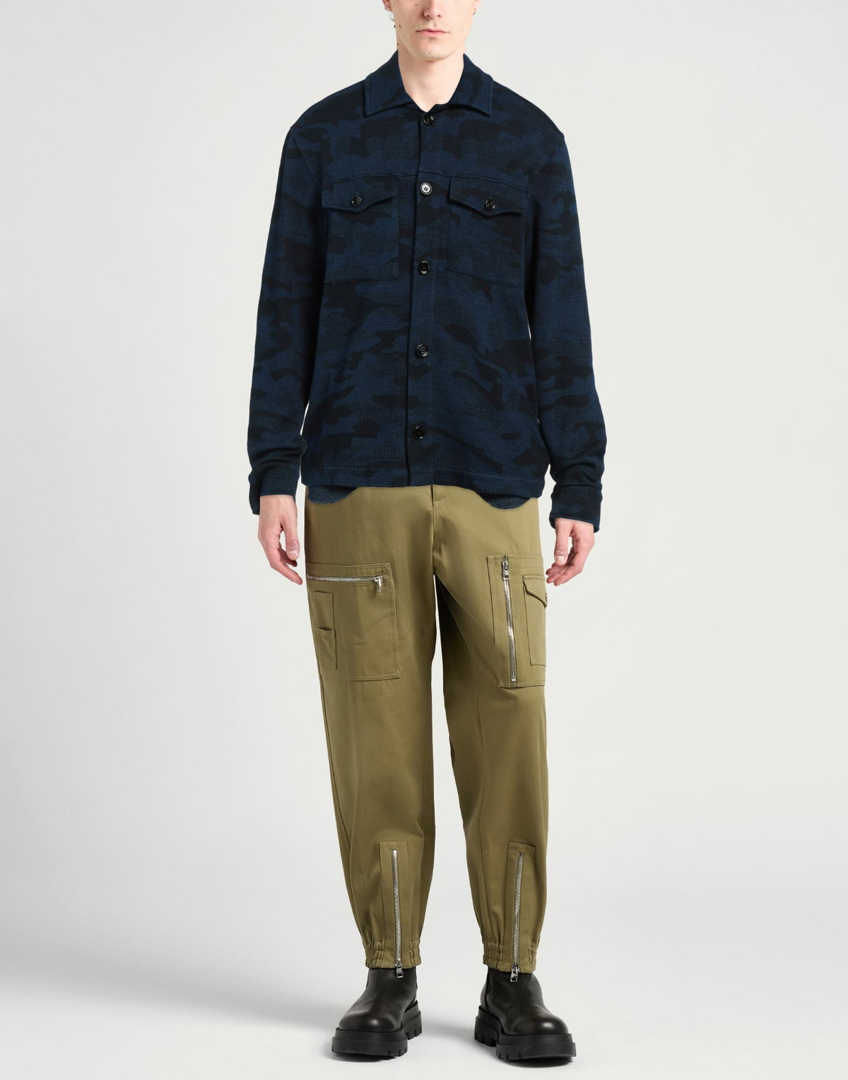 Dondup Mens Shirt in Navy