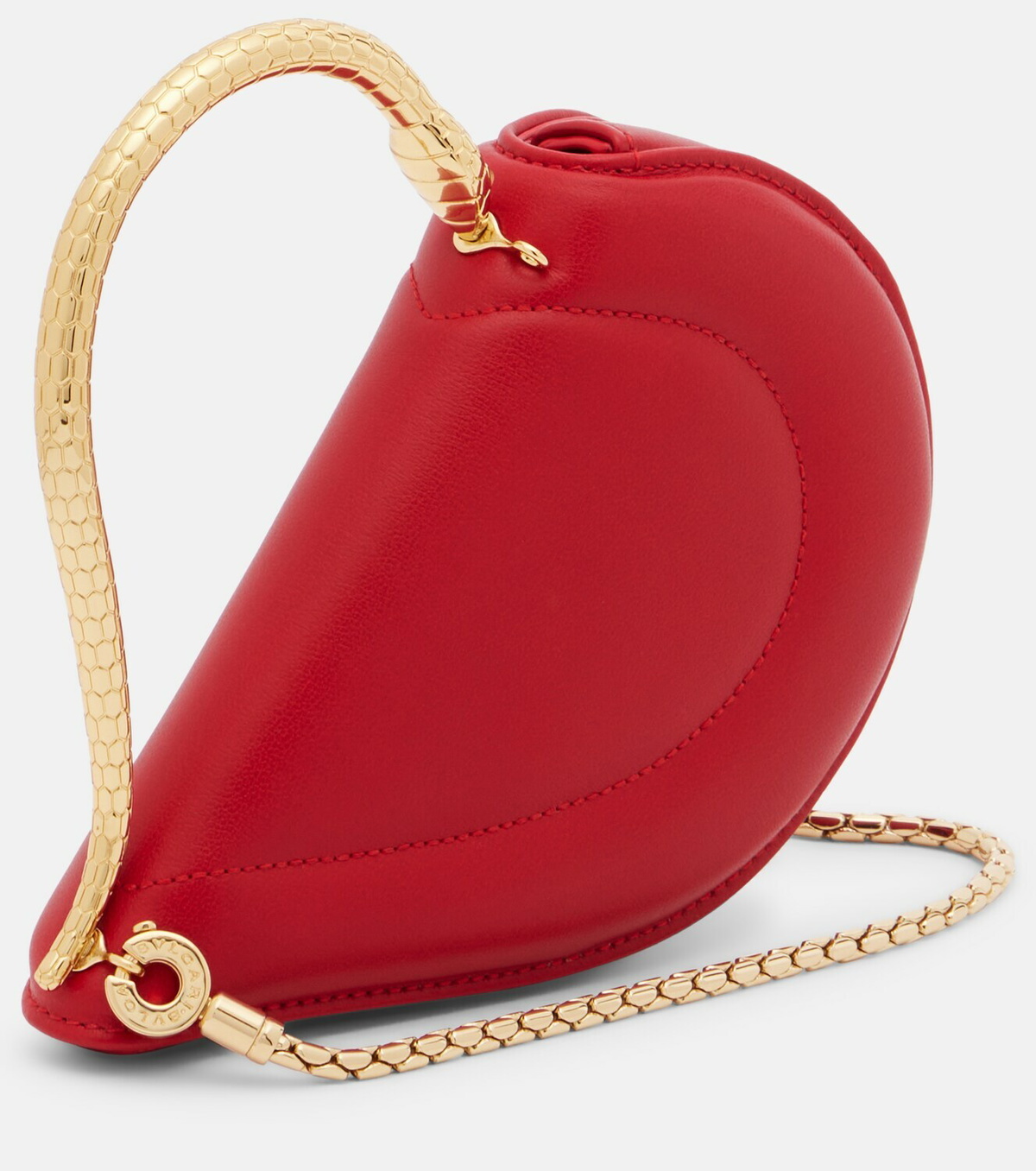 Bvlgari Serpenti Cuoricino Mini leather top-handle bag