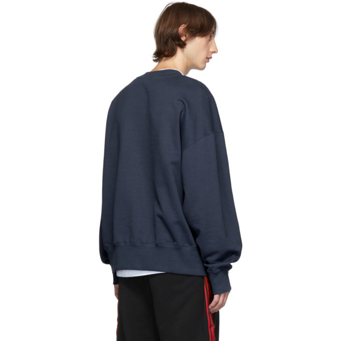 Palm Angels Blue Kill The Bear Sweatshirt Palm Angels