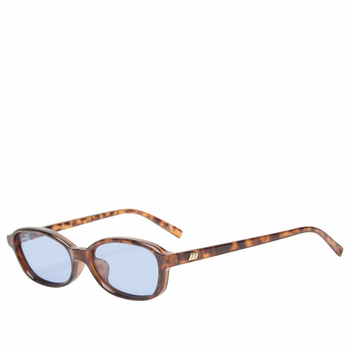 Photo: Le Specs Women's Honey Pot Sunglasses in Amber Tort/Dusty Blue Tint 
