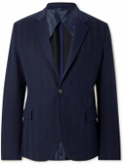 Missoni - Zigzag Cotton-Blend Jacquard Suit Jacket - Blue