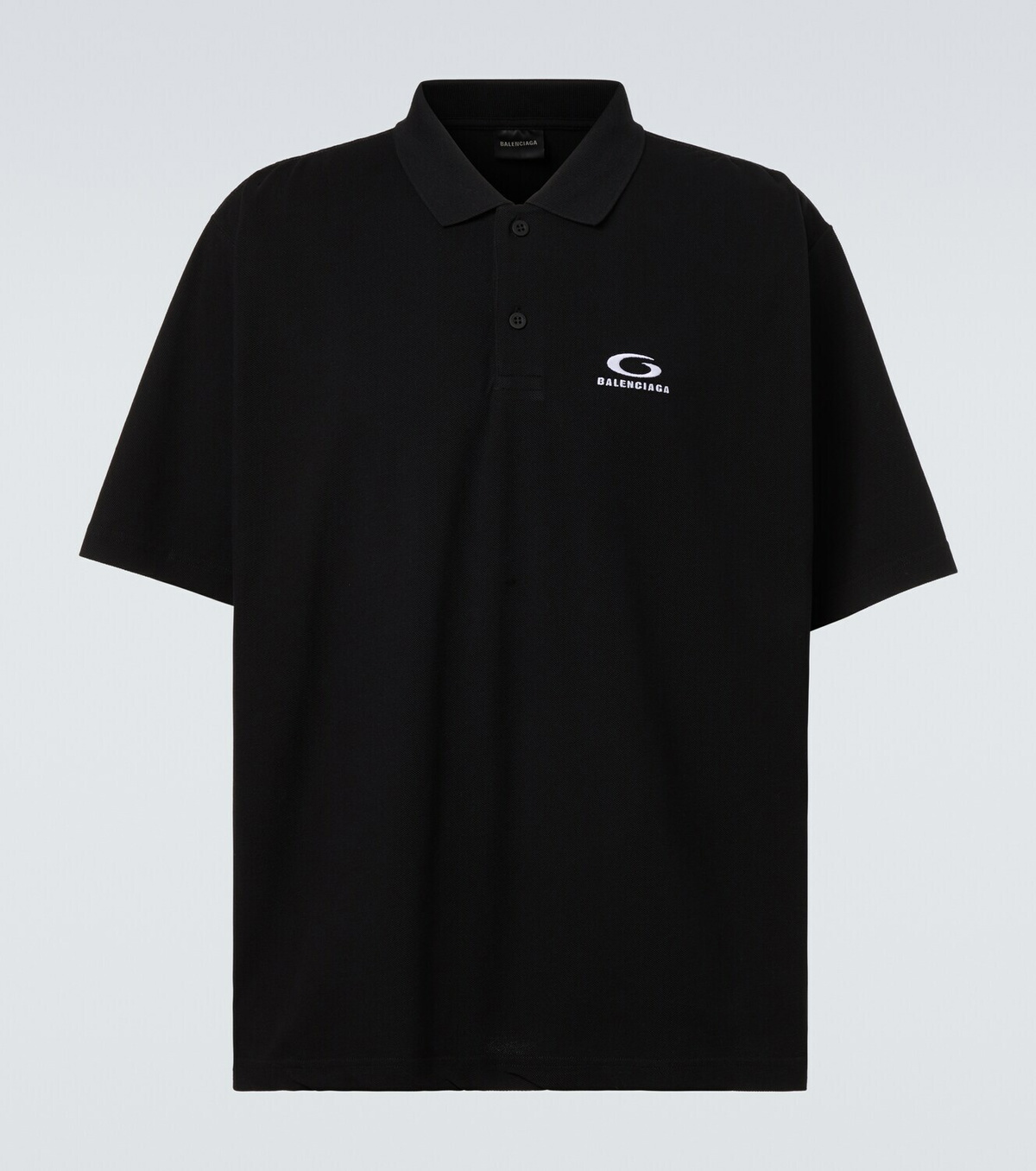 Balenciaga Logo cotton polo shirt