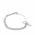 Pearls Before Swine Men's XS Link Bracelet in Silver