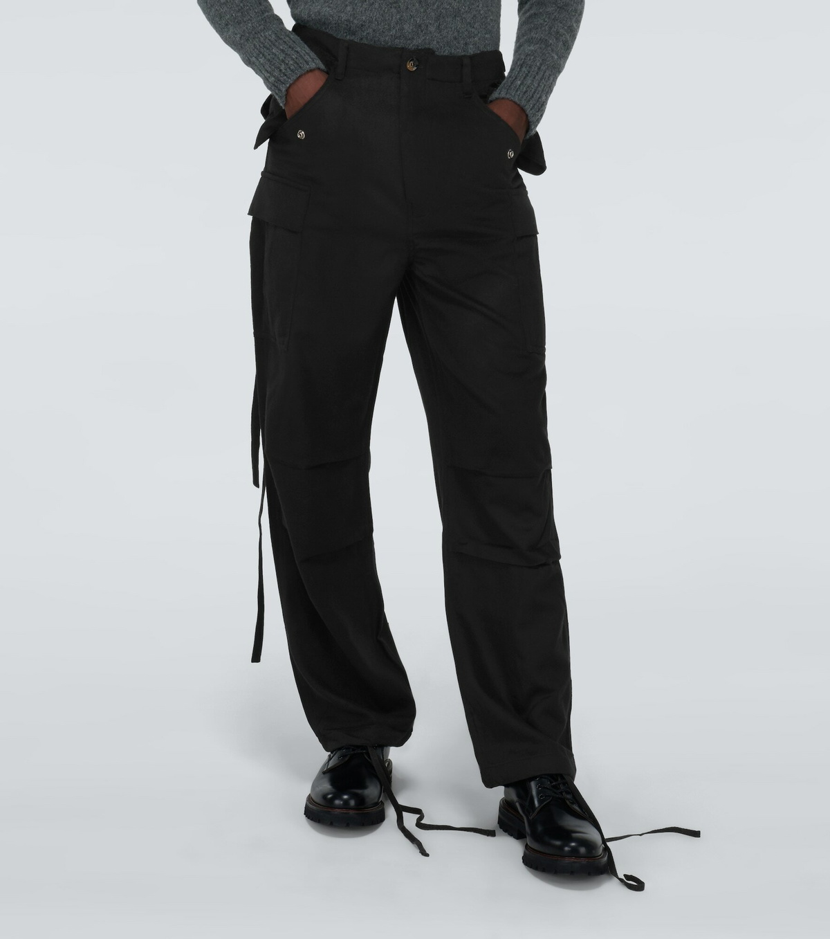 Winnie New York - Wool combat cargo pants