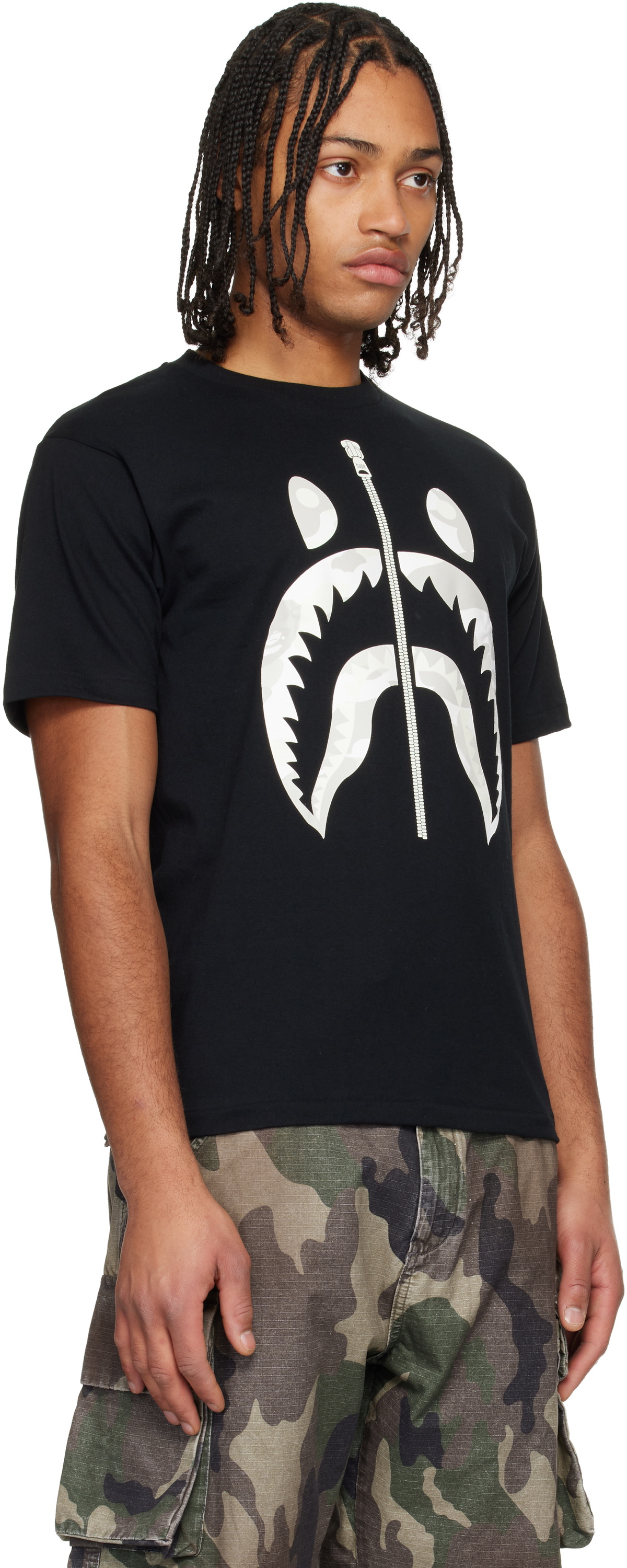 BAPE Black City Camo Shark T-shirt