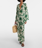 Cala de la Cruz Odele printed maxi dress