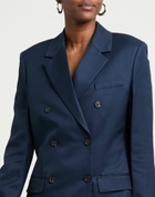 Theory Womens Blazer Midnight in Blue