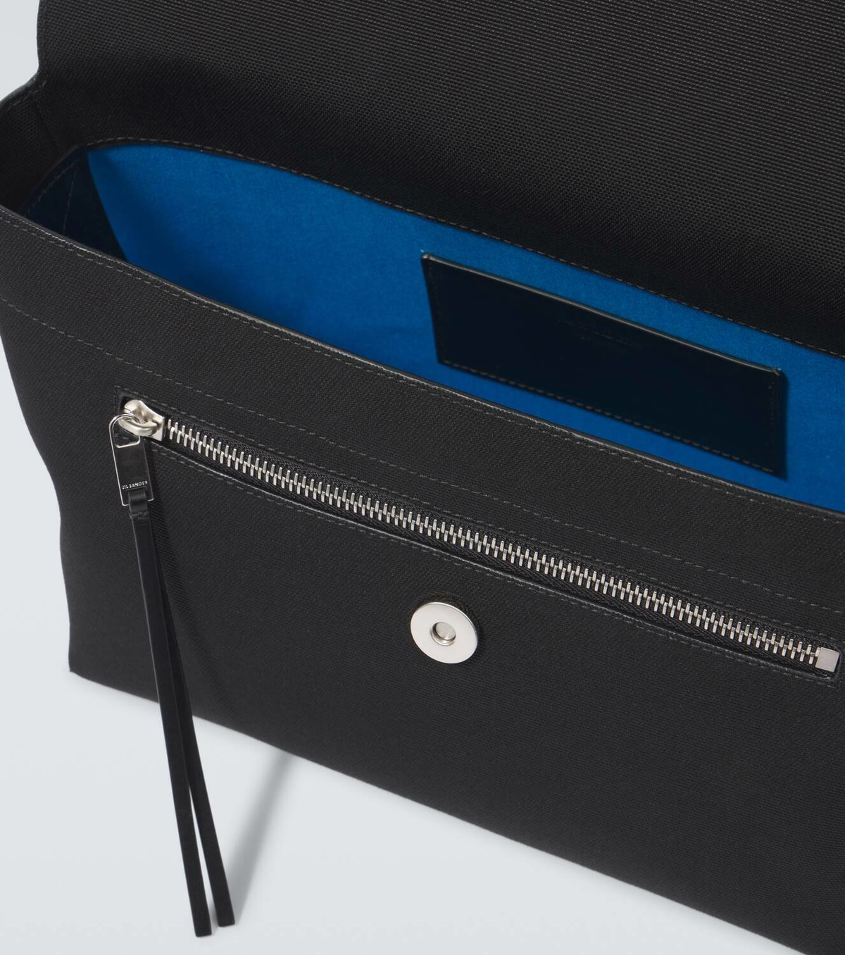 Jil Sander Logo canvas crossbody bag