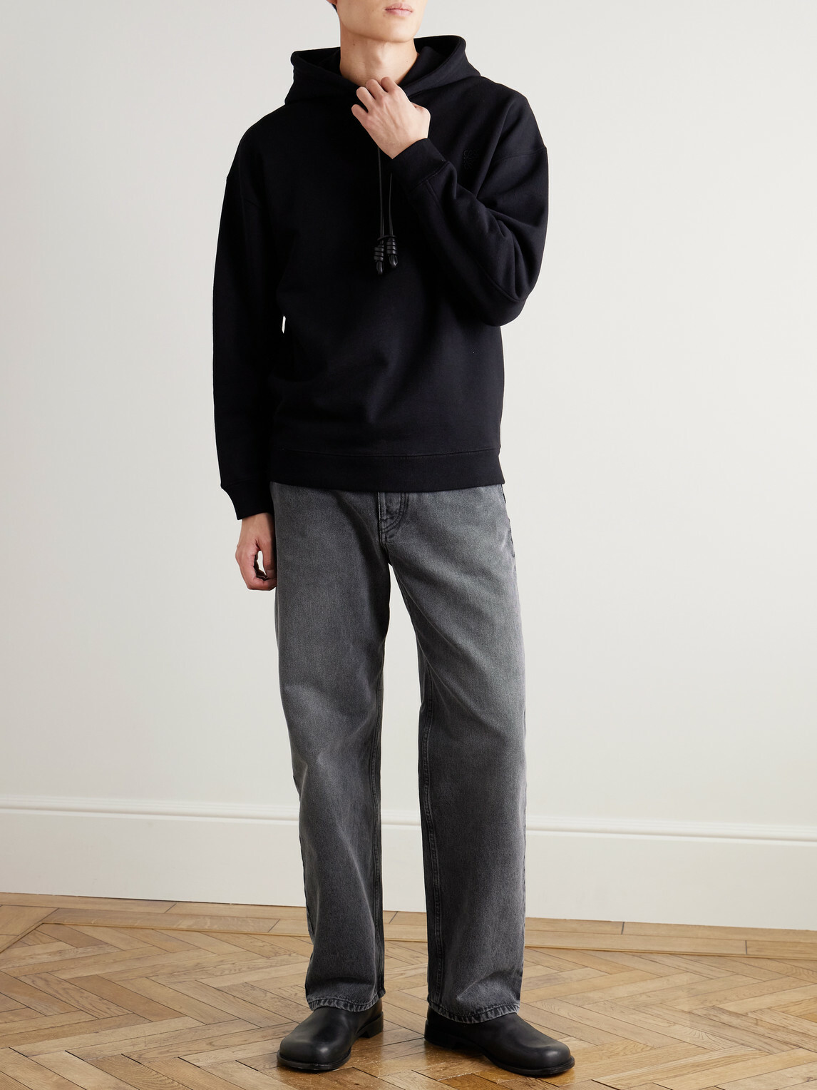 LOEWE - Wide-Leg Jeans - Black