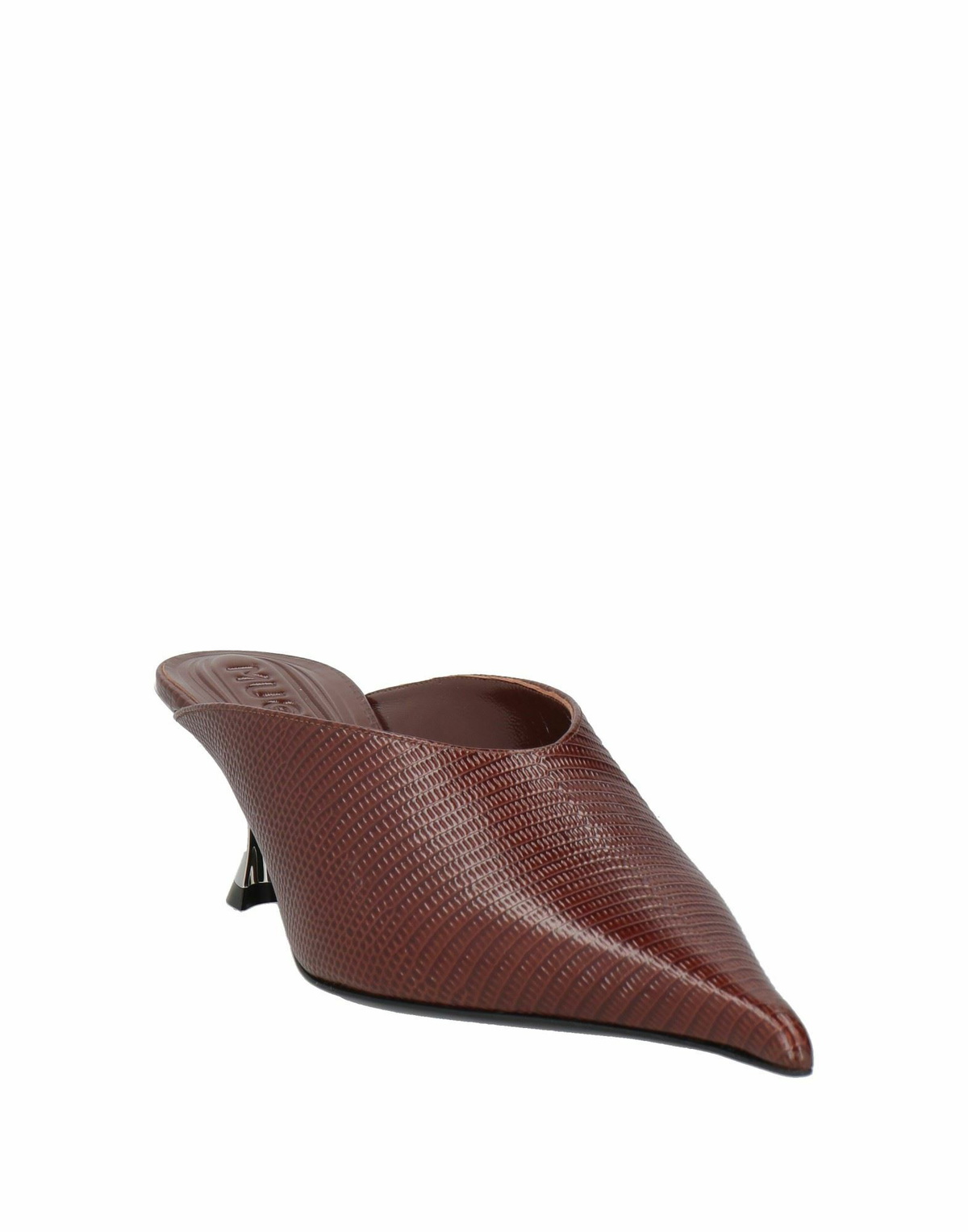 Mugler Womens Mules & Clogs in Brown