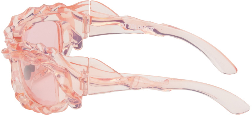 Ottolinger Pink Twisted Sunglasses