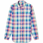 Armor-Lux Women's Long Sleeve Madras Check Shirt in Multi