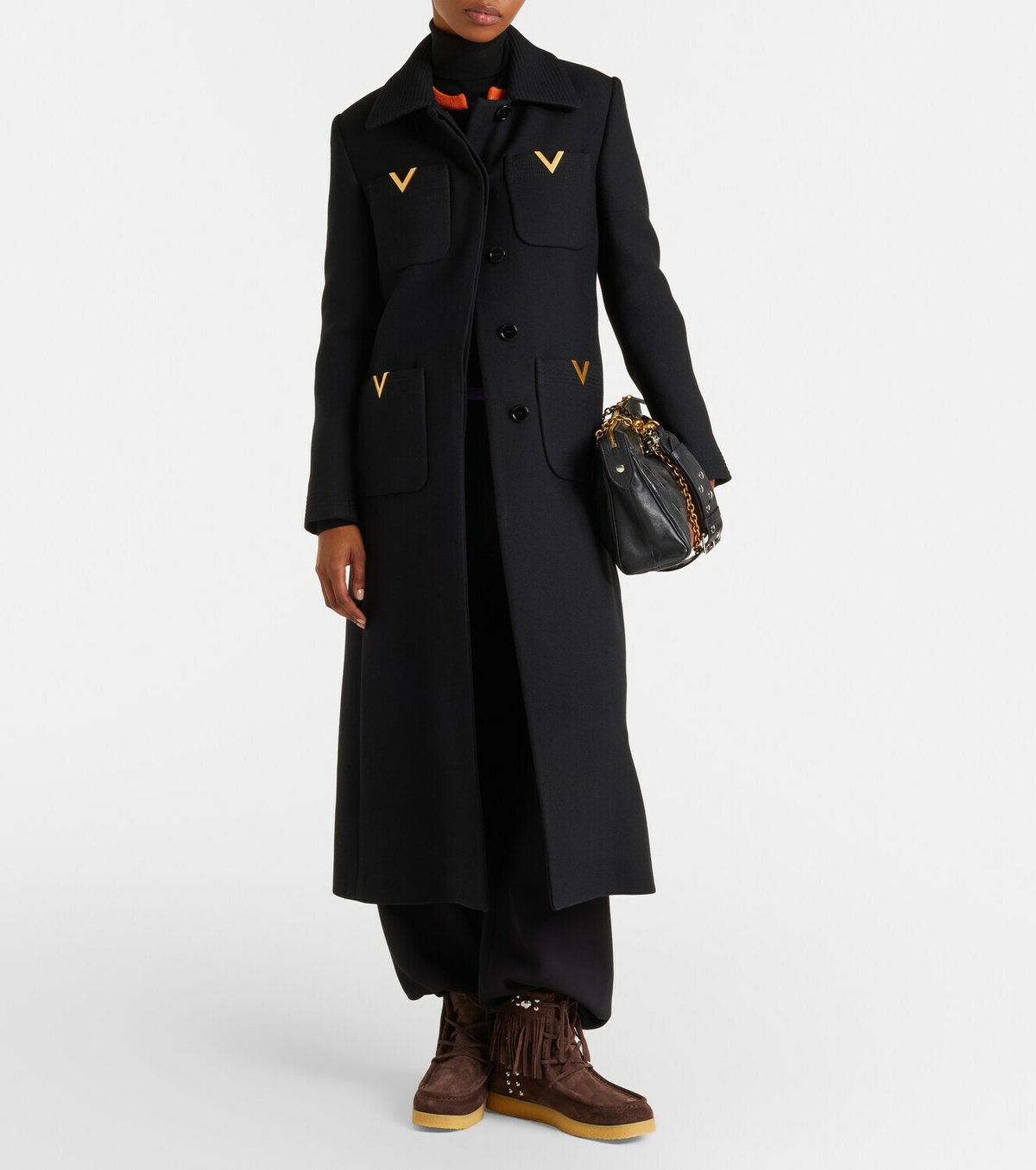 Valentino Garavani Nellcôte studded suede ankle boots