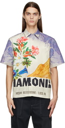 MSGM Multicolor Graphic Short Sleeve Shirt