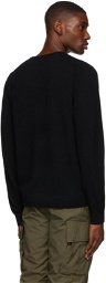 Helmut Lang Black Cozy Logo Sweater
