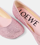Loewe Toy crystal-embellished ballet flats