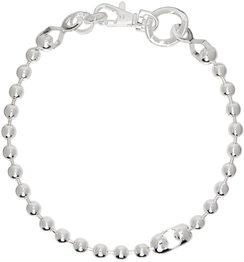 Martine Ali Silver Saidi Ball Chain Necklace