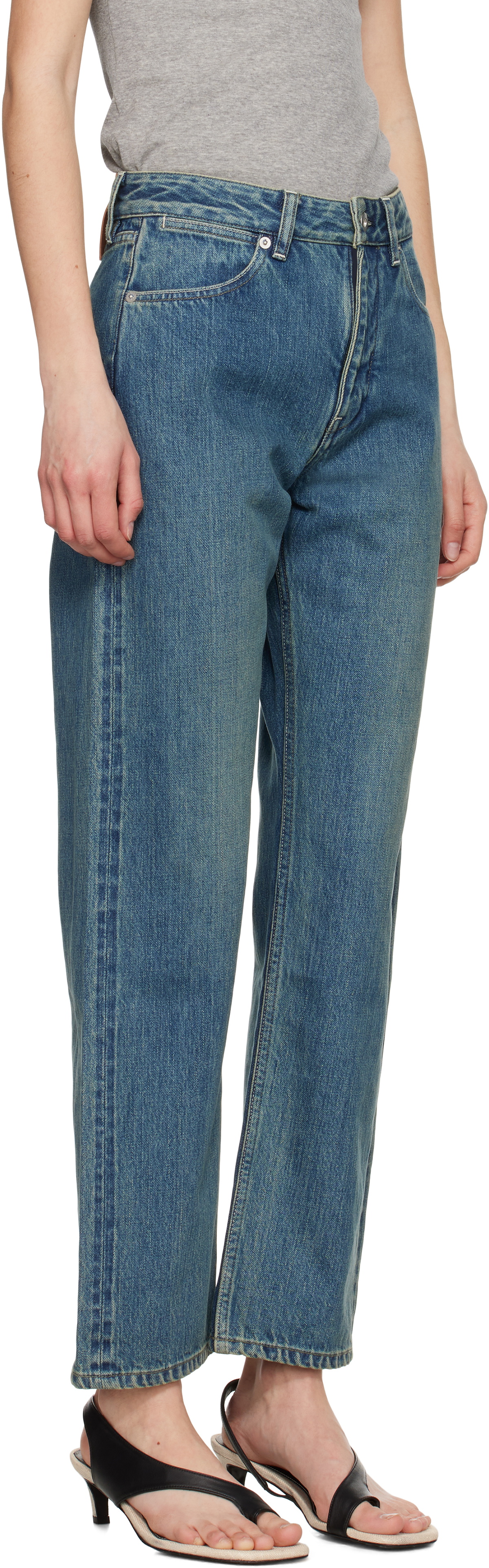 Jil Sander Blue Slim Fit Jeans