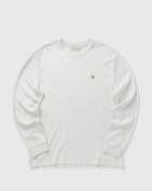 Calvin Klein Jeans LS WAFFLE BADGE CREW White Mens Sweatshirt
