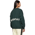 Essentials Green Pullover Sweatshirt