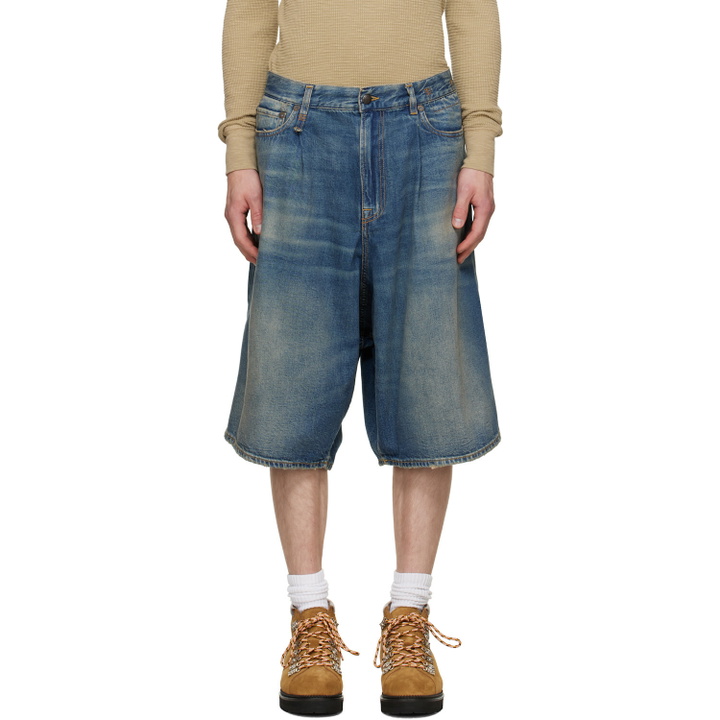 Photo: R13 Indigo Jesse Denim Shorts