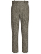 Bottega Veneta - Donegal Wool-Blend Tweed Trousers - Brown