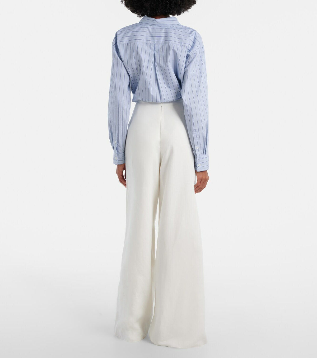 Ralph Lauren Collection Imann pleated linen wide-leg pants